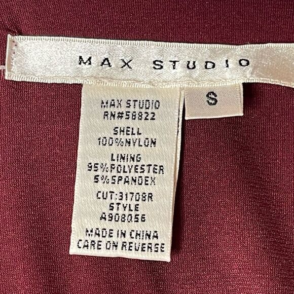 Max Studio Red Sequin Sleeveless Dress Size Small - Picture 5 of 17